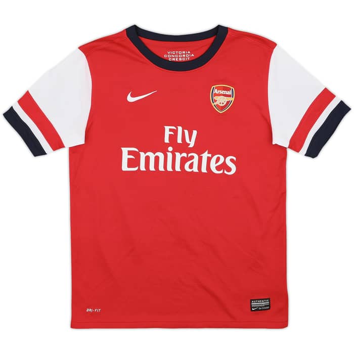 2012-14 Arsenal Home Shirt S.Cazorla #19 - 8/10 - (L.Boys)