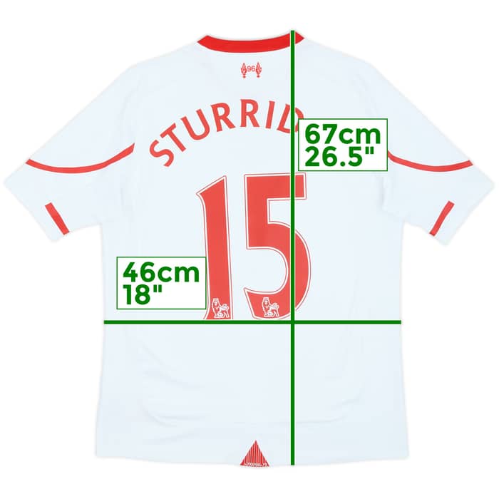 2015-16 Liverpool Away Shirt Sturridge #15 - 8/10 - (XL.Boys)