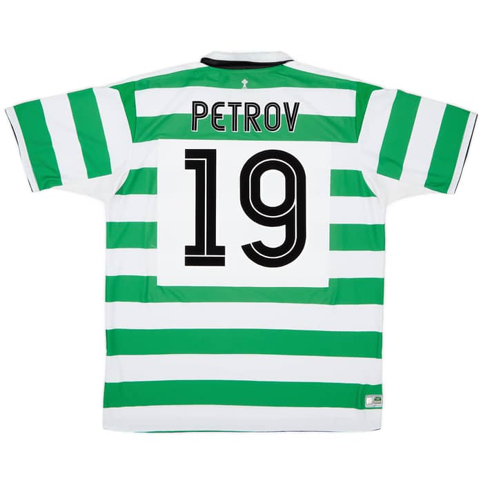 2004-05 Celtic Home Shirt Petrov #19  - 8/10 - (XL)