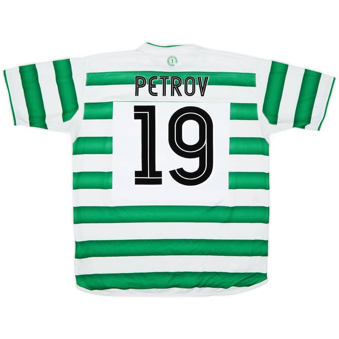 2003-04 Celtic Home Shirt Petrov #19 - 8/10 - (XL)