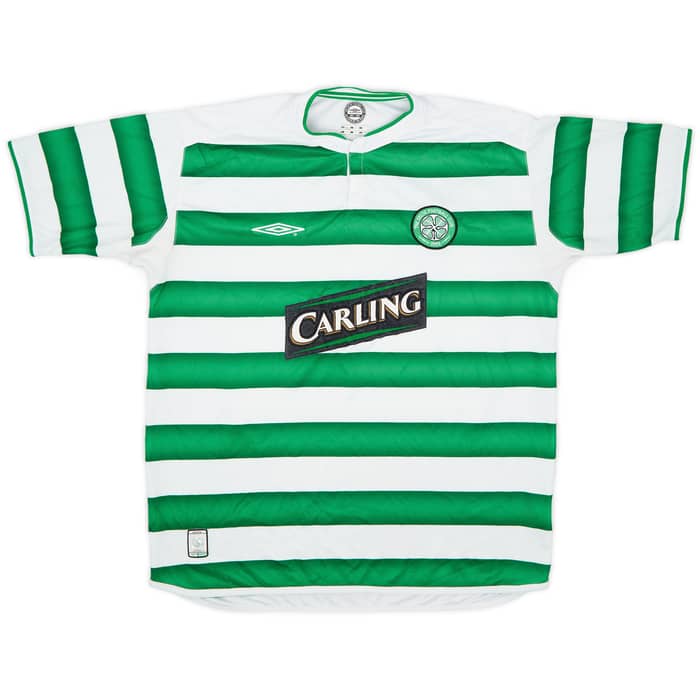 2003-04 Celtic Home Shirt Petrov #19 - 8/10 - (XL)