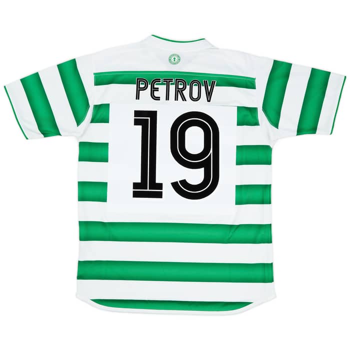 2003-04 Celtic Home Shirt Petrov #19 - 7/10 - (M)