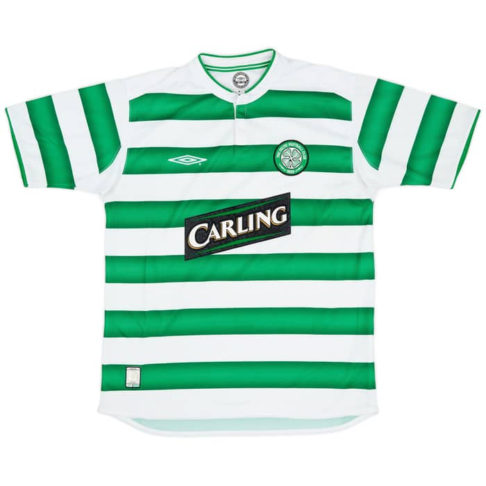 2003-04 Celtic Home Shirt Petrov #19 - 7/10 - (M)
