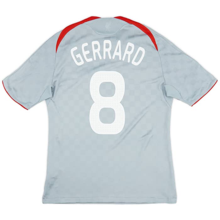 2008-09 Liverpool Away Shirt Gerrard #8 - 6/10 - (S)