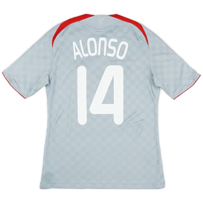 2008-09 Liverpool Away Shirt Alonso #14 - 6/10 - (S)