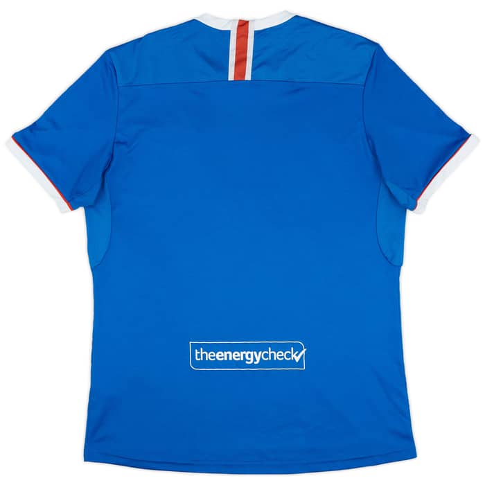 2020-21 Rangers Home Shirt - 9/10 - (XL)