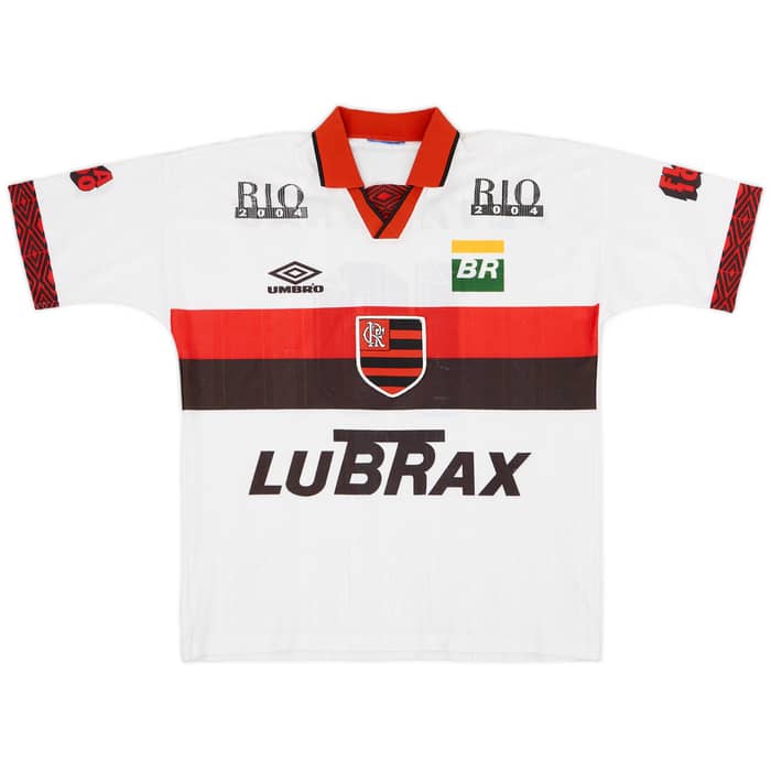 1995-96 Flamengo Centenary Away Shirt #10 - 8/10 - (L)