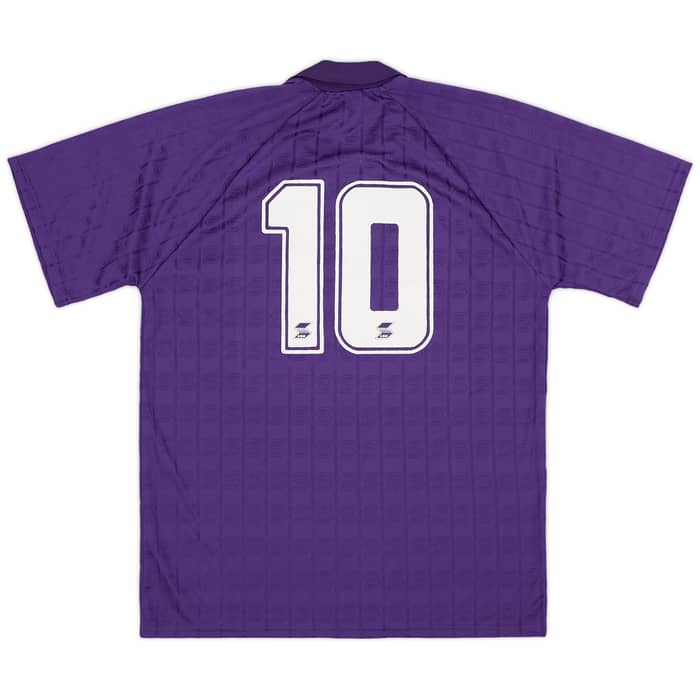 1989-90 Fiorentina Home Shirt #10 - 8/10 - (XL)