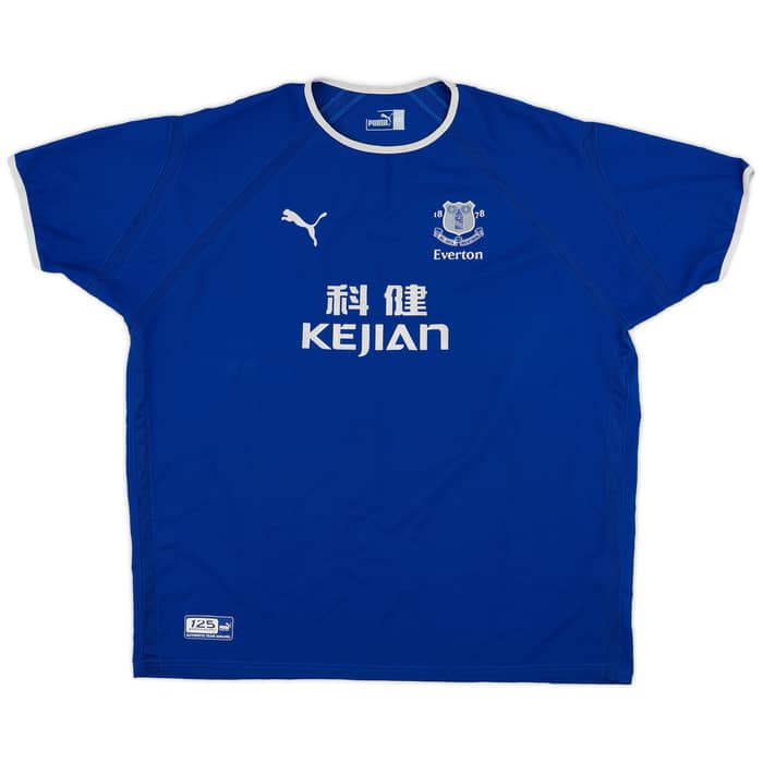 2003-04 Everton Home Shirt Gravesen #16 - 7/10 - (XXL)