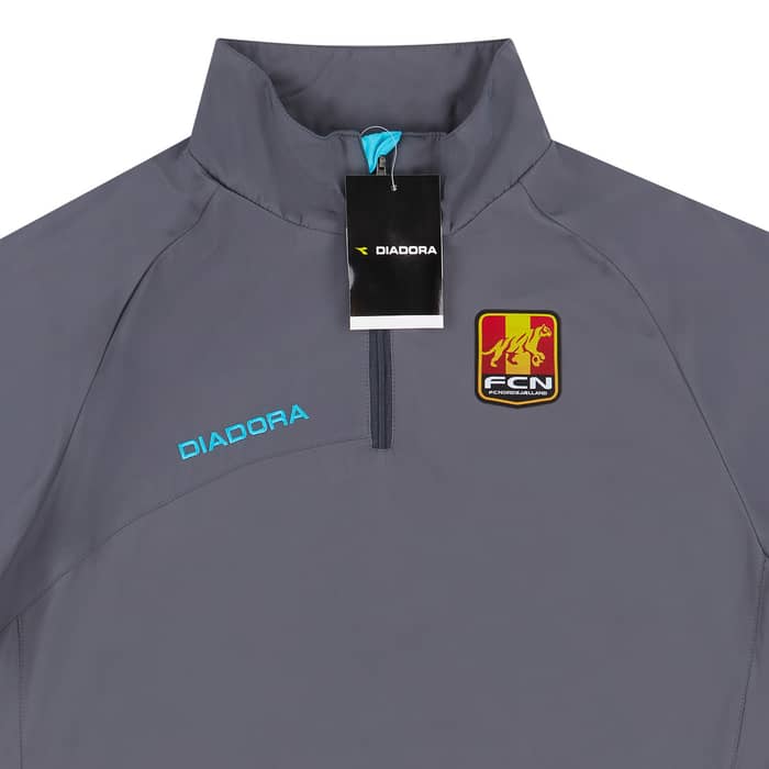 2014-15 FC Nordsjaelland Diadora 1/4 Zip Windbreaker Training Top