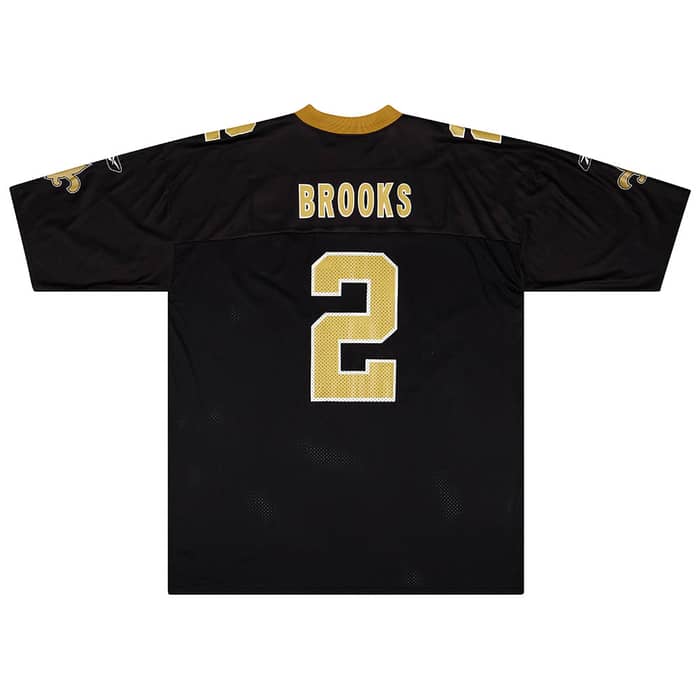 2001 New Orleans Saints Brooks #2 Reebok Home Jersey (Excellent) XXL