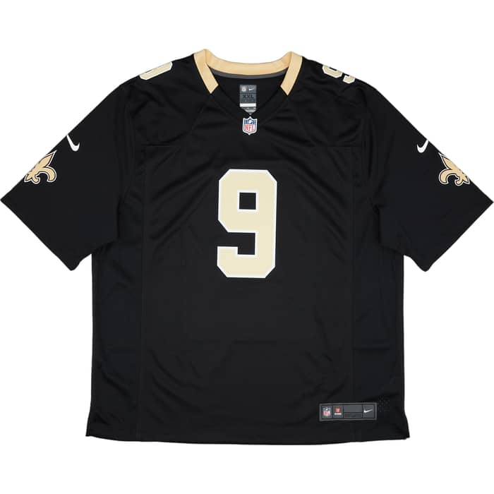 2012-16 New Orleans Saints Brees #9 Nike Game Home Jersey (Excellent) XXL