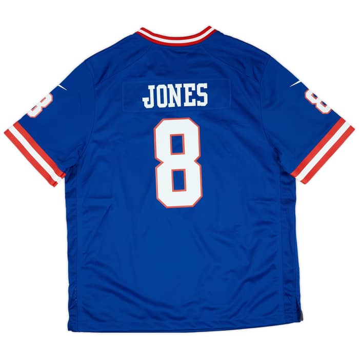 2022-23 New York Giants Jones #8 Nike Game Alternate Jersey (XL)