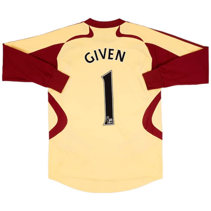 2007-09 Newcastle Player Issue GK Shirt Given #1 - 8/10 - (M)