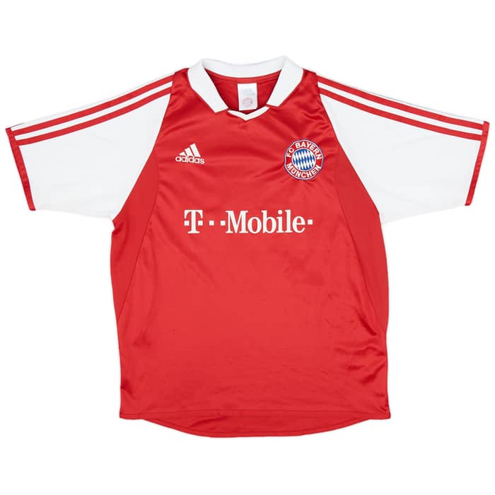 2003-04 Bayern Munich Home Shirt - 8/10 - (XL.Boys)