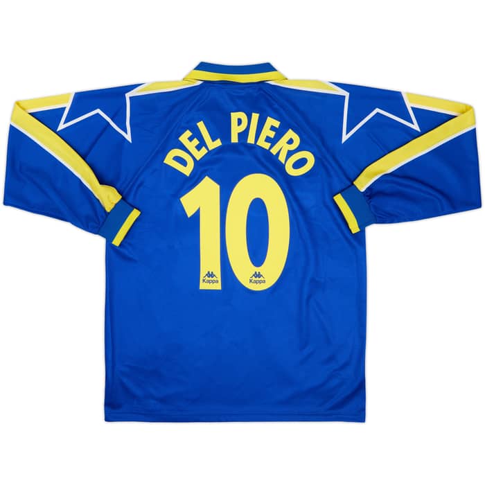 1996-97 Juventus Away L/S Shirt Del Piero #10 - 10/10 - (XL)