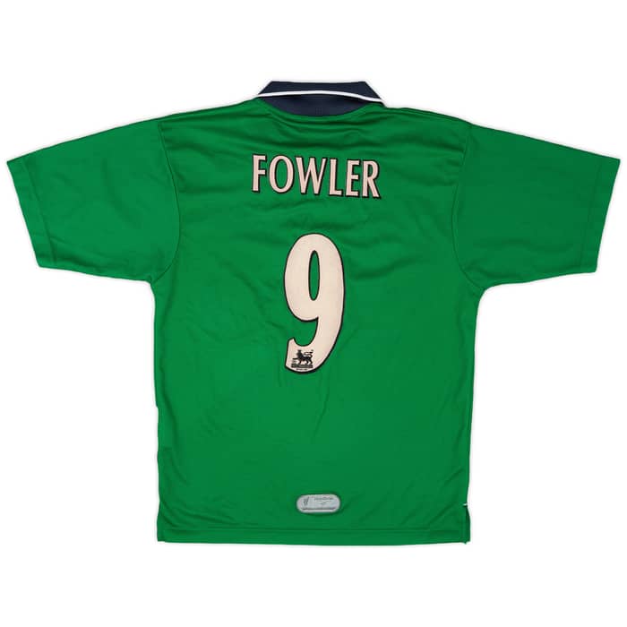 1999-01 Liverpool Away Shirt Fowler #9 - 7/10 - (S)