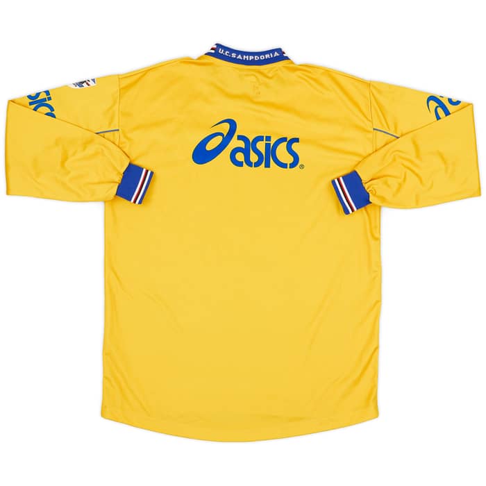 2001-02 Sampdoria Asics Training L/S Shirt - 6/10 - (S)