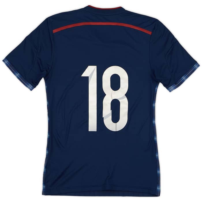 2014-15 Scotland Youth Match Issue Home Shirt #18 - 8/10 - (S)