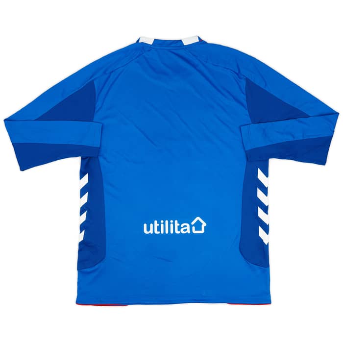 2018-19 Rangers Home L/S Shirt - 8/10 - (XXL)