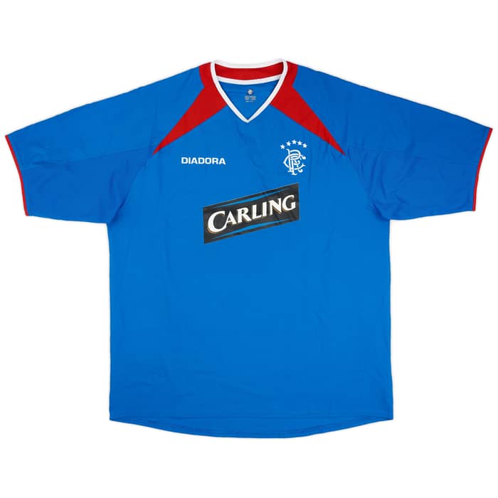 2003-05 Rangers Home Shirt Buffel #4 - 8/10 - (XL)