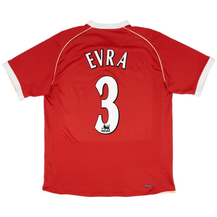 2006-07 Manchester United Home Shirt Evra #3