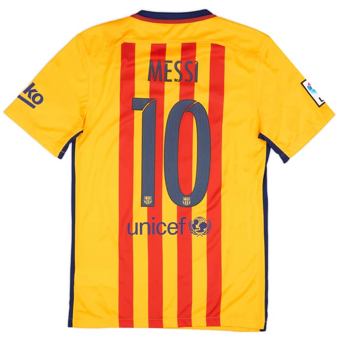 2015-16 Barcelona Away Shirt Messi #10 (S)