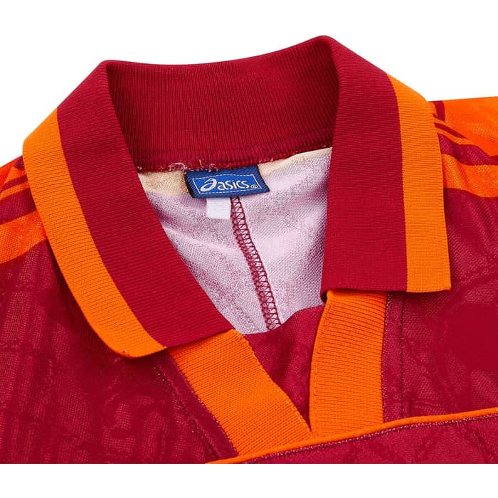 1995-96 Roma Home L/S Shirt - 8/10 - (S)