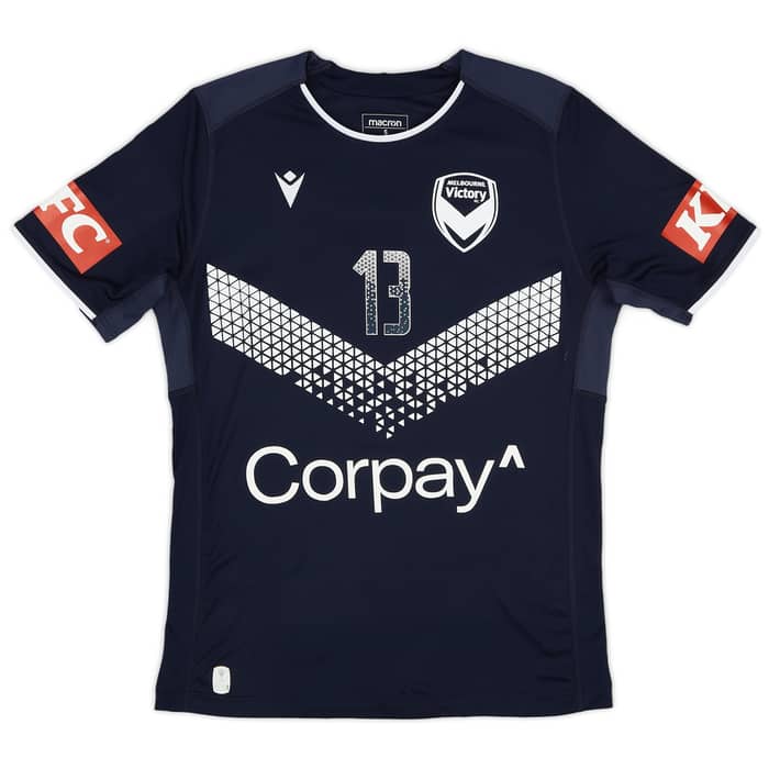 2022-23 Melbourne Victory Match Issue Home Shirt Kirdar #13