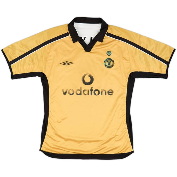 2001-02 Manchester United Centenary Away/Third Shirt Beckham #7 - 6/10 - (M)