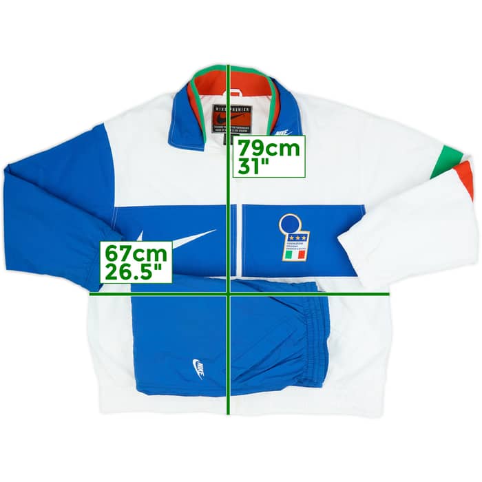 1996-97 Italy Nike Tracksuit - 9/10 - (M)