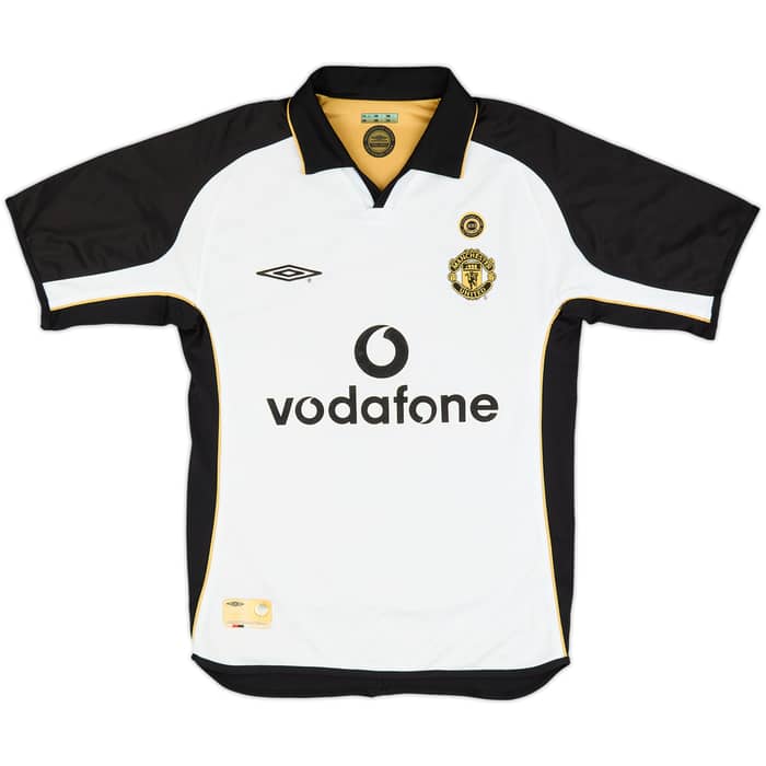 2001-02 Manchester United Centenary Away/Third Shirt Beckham #7 - 5/10 - (S)