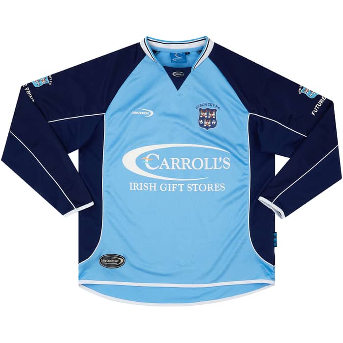 2004-05 Dublin City Home L/S Shirt - 8/10 - (L)