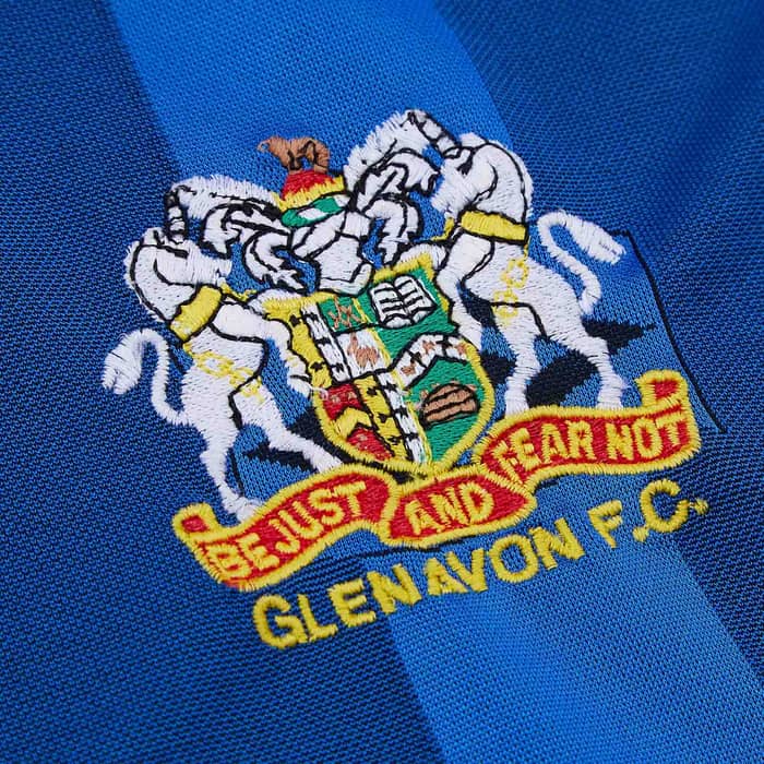 1998-99 Glenavon Match Issue L/S Home Shirt #12