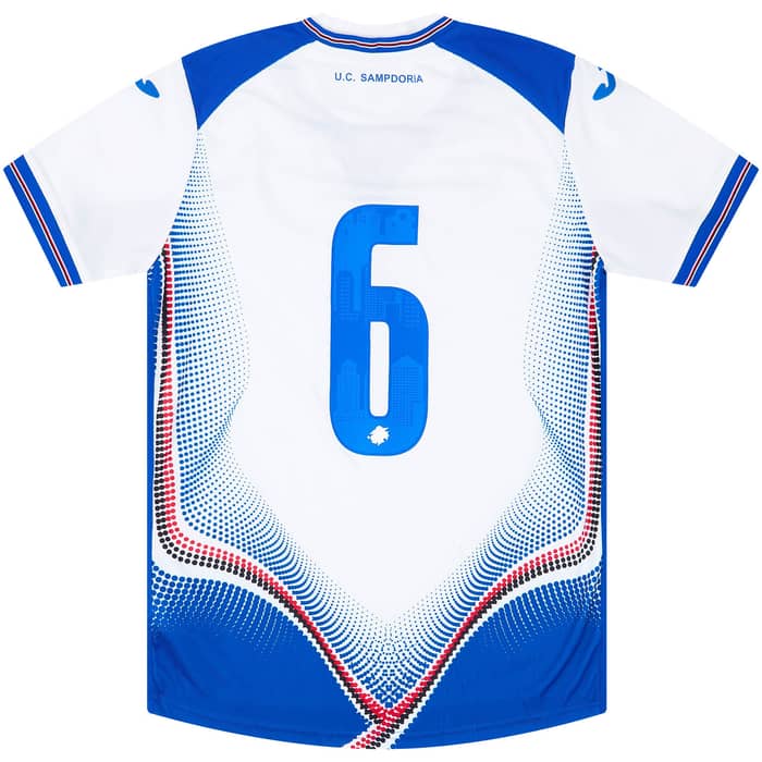 2019-20 Sampdoria Away Shirt #6 (Ekdal) - 8/10 - (S)