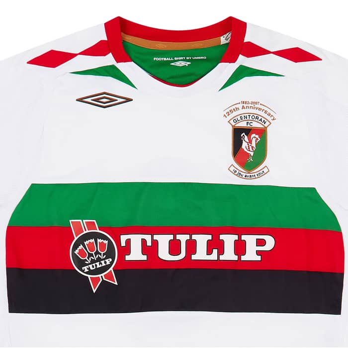 2007-08 Glentoran '125th Anniversary' Home Shirt #8 - 8/10 - (S)