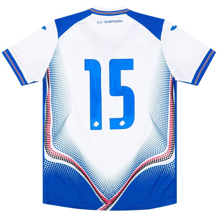 2019-20 Sampdoria Away Shirt #15 - 8/10 - (S)
