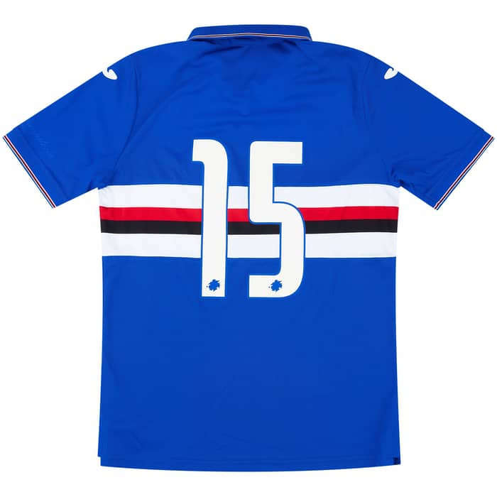 2019-20 Sampdoria Home Shirt #15 - 8/10 - (S)