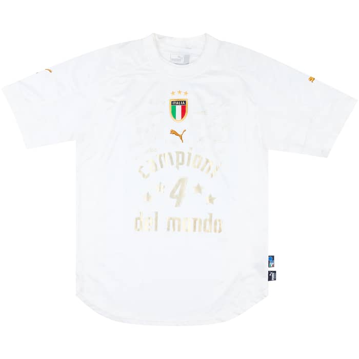 2004-06 Italy 'Campioni del Mondo' Signed Away Shirt - 5/10 - (XL)