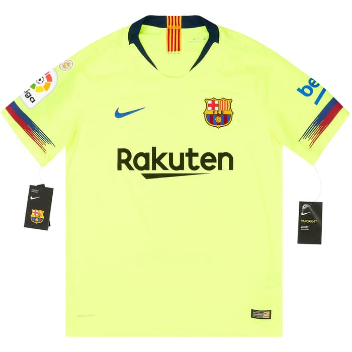 2018-19 Barcelona Authentic Away Shirt *New w/Defects* M