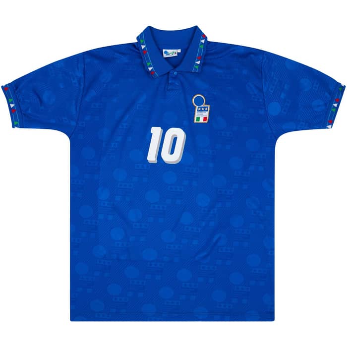1994 Italy Home Shirt Baggio #10