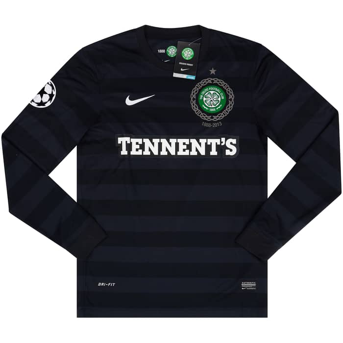 2012-13 Celtic '125th Anniversary' CL Away L/S Shirt Brown #8 (S)