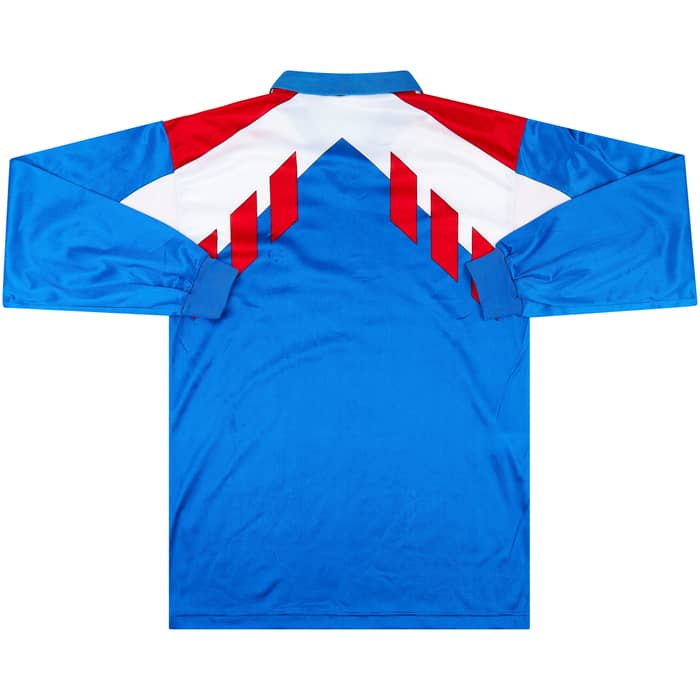 1990-92 France Home L/S Shirt - 7/10 - (L)