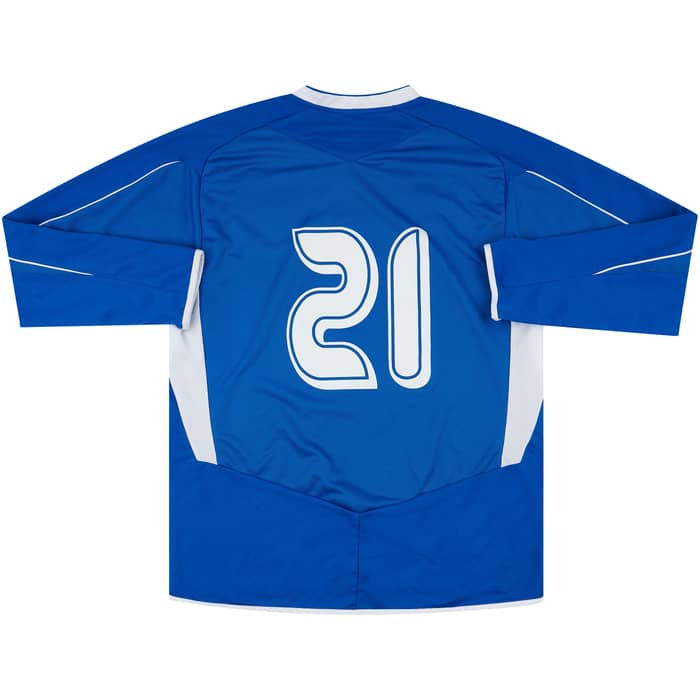 2006-07 FK Mladá Boleslav Home L/S Shirt #21 - 8/10 - (L)