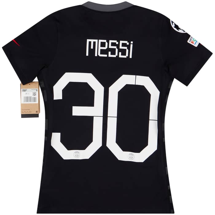 2021-22 Paris Saint-Germain Third Shirt Messi #30 (Women's XS)