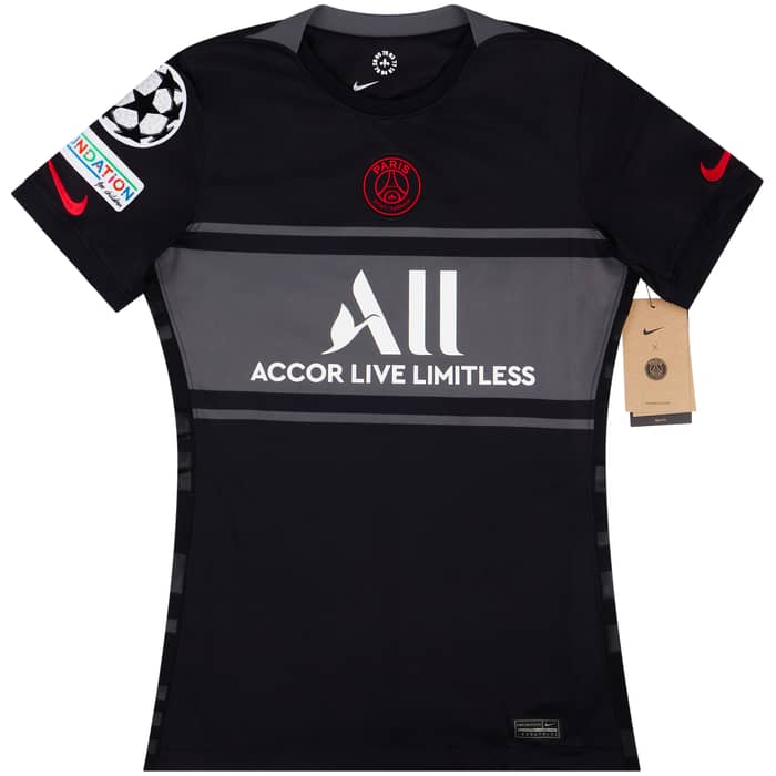 2021-22 Paris Saint-Germain Third Shirt Messi #30 (Women's XS)