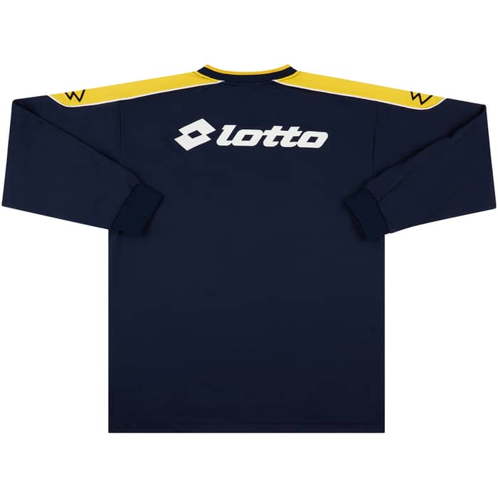 2000-02 Hellas Verona Player Issue Lotto L/S Training Shirt #4 - 8/10 - (XL)