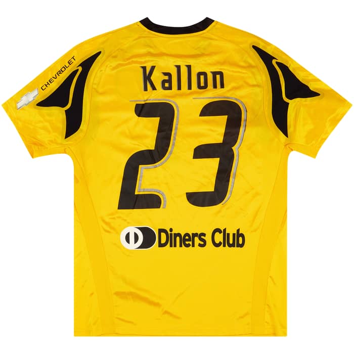 2007-08 AEK Athens Home Shirt Kallon #23 (XL)