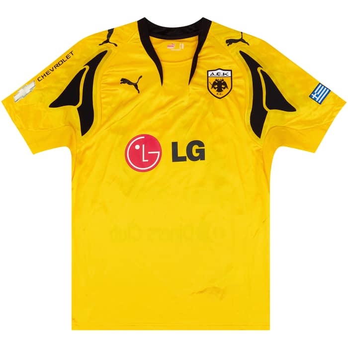 2007-08 AEK Athens Home Shirt Kallon #23 (XL)