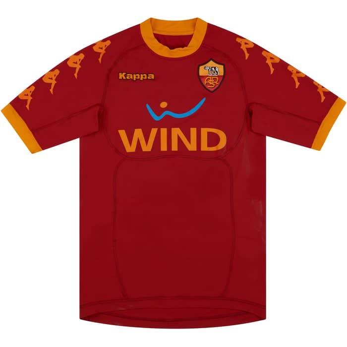 2010-11 Roma Home Shirt #15 - 9/10 - (S)